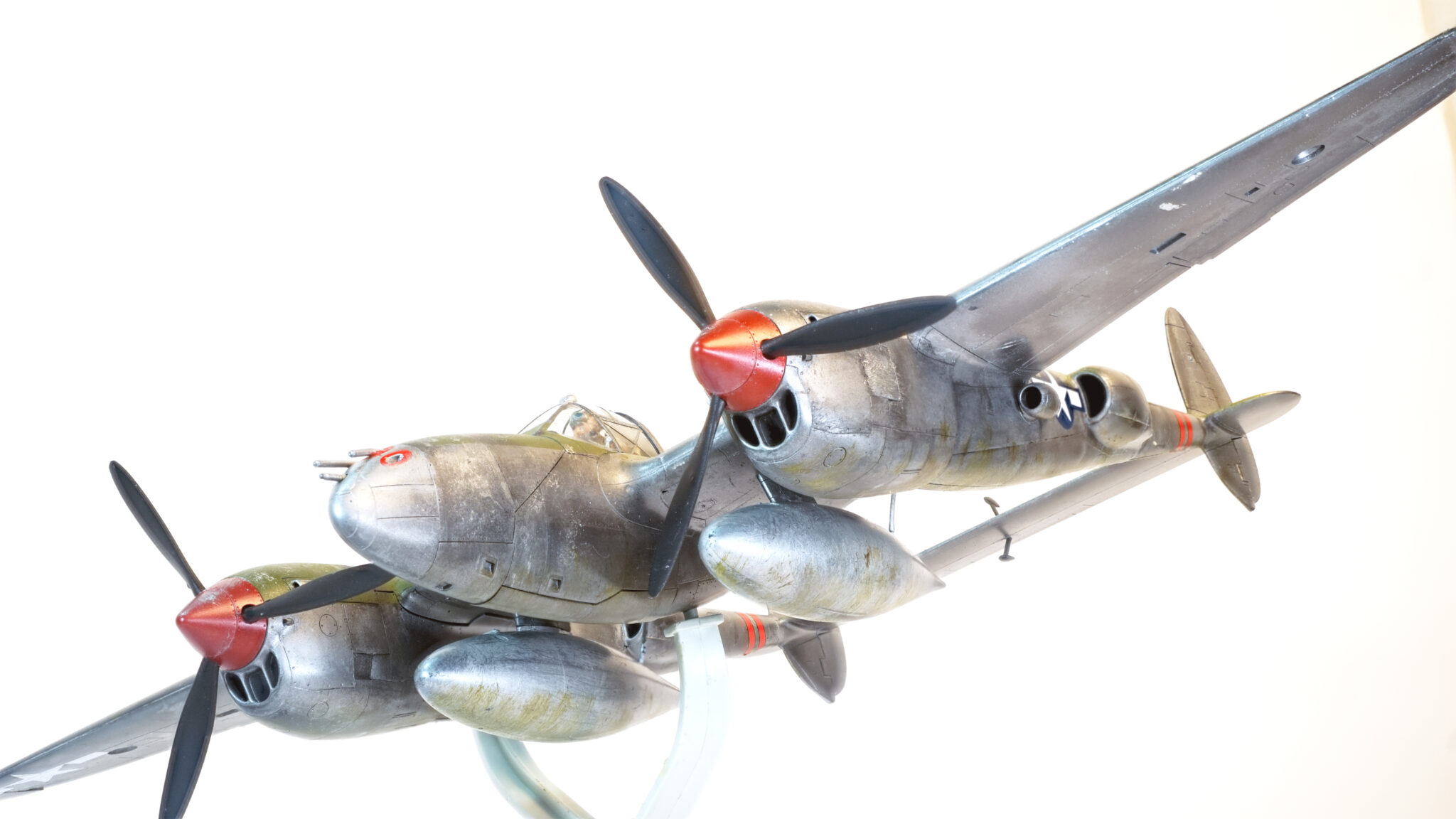 Lockheed P-38 Lightning (1/48 Tamiya kit) with Beautiful Twin Booms ...