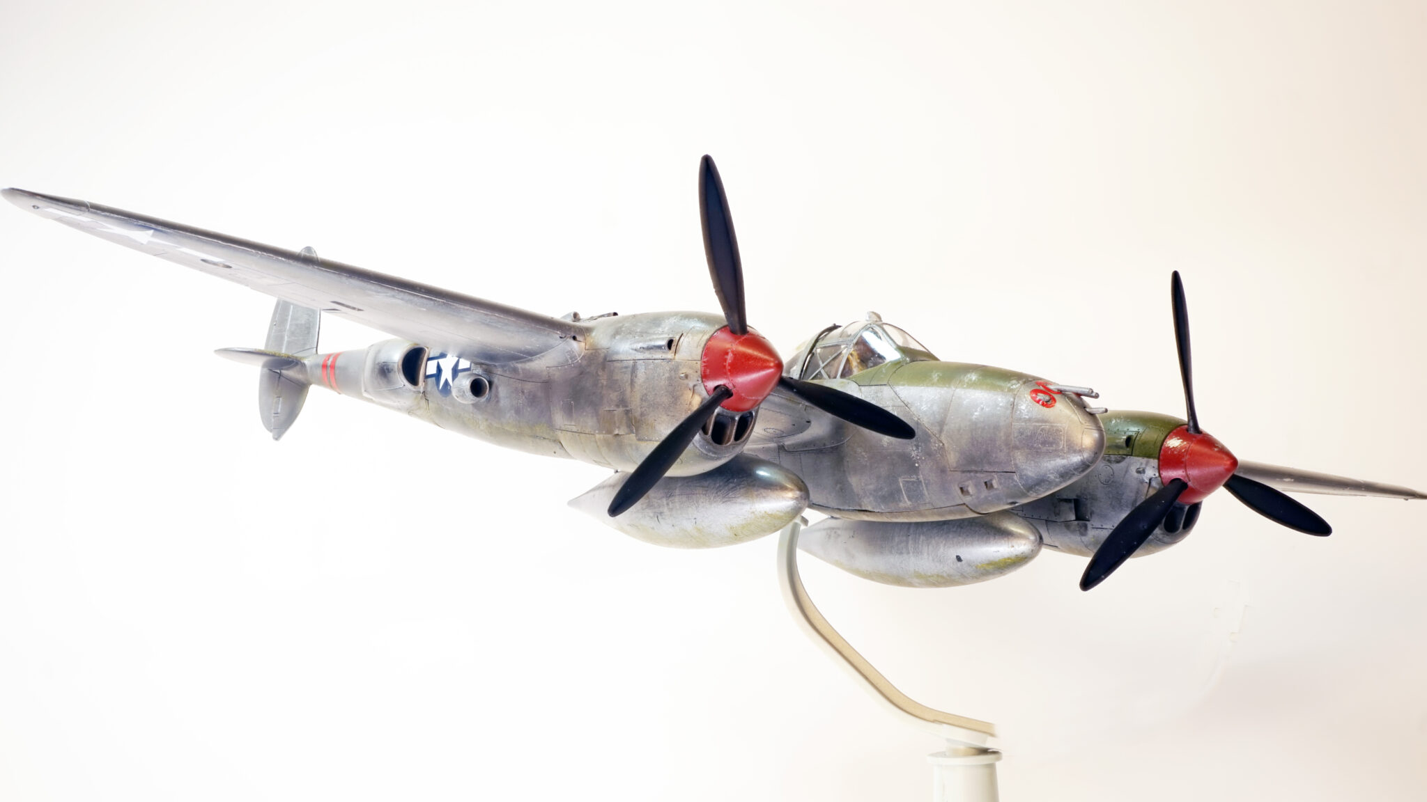 Lockheed P-38 Lightning (1/48 Tamiya kit) with Beautiful Twin Booms ...