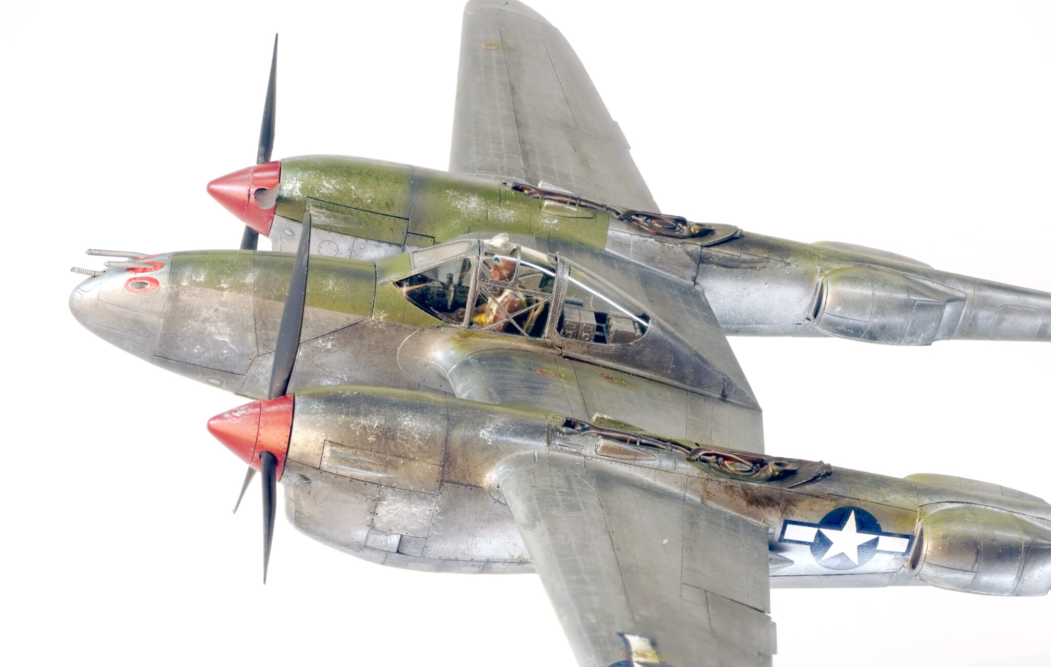 Lockheed P-38 Lightning (1/48 Tamiya kit) with Beautiful Twin Booms ...