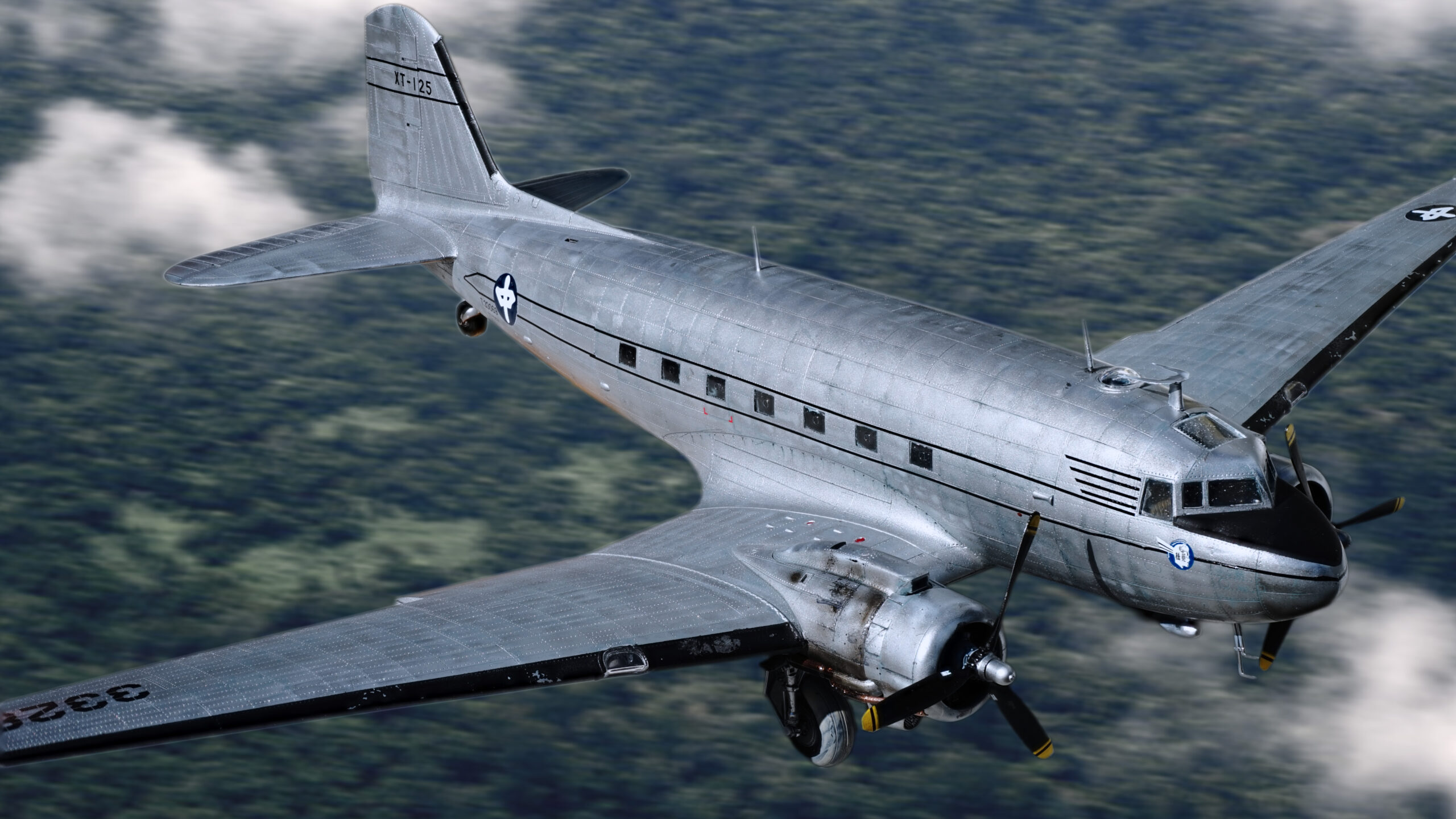 Douglas DC-3, Civil Air Transportor, 1/48